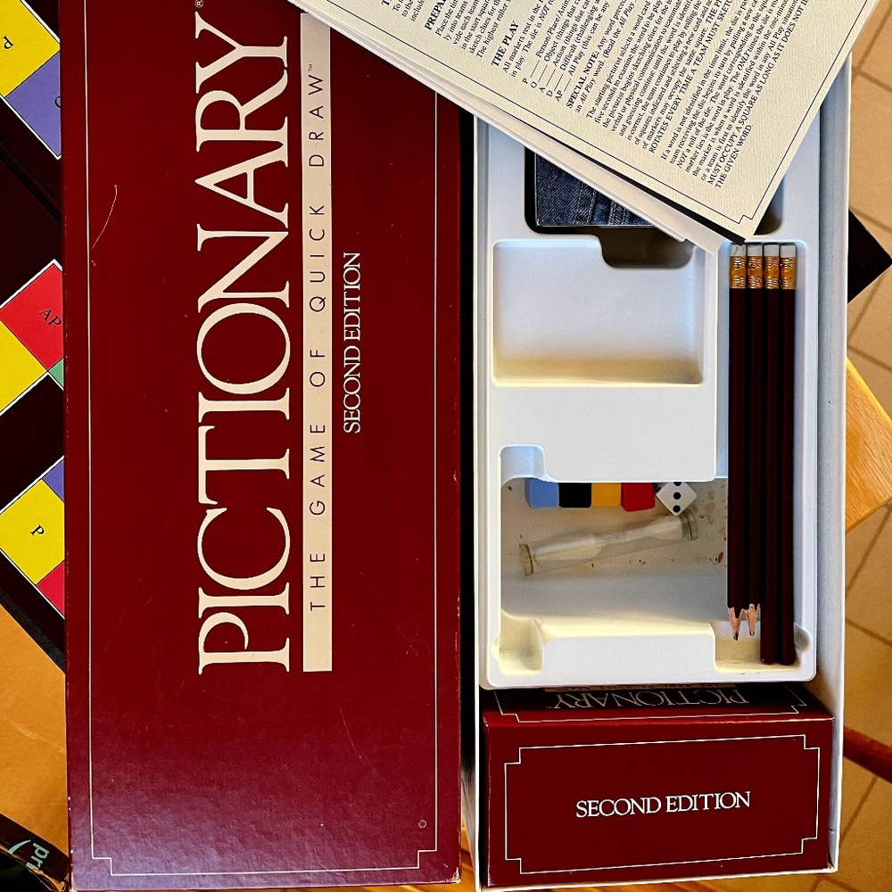 Second Edition Pictionary game